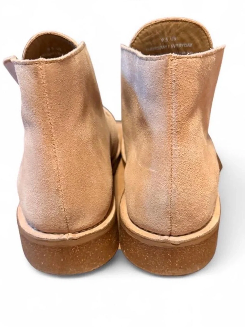 Thursday Boot Company Men's Suede Chukka Boots in Light Tan